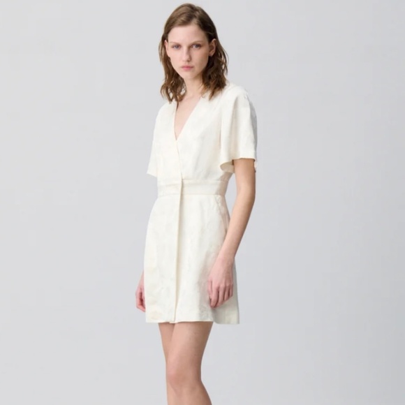 NWT - Off-White Dress Claudie Pierlot - Picture 2 of 8